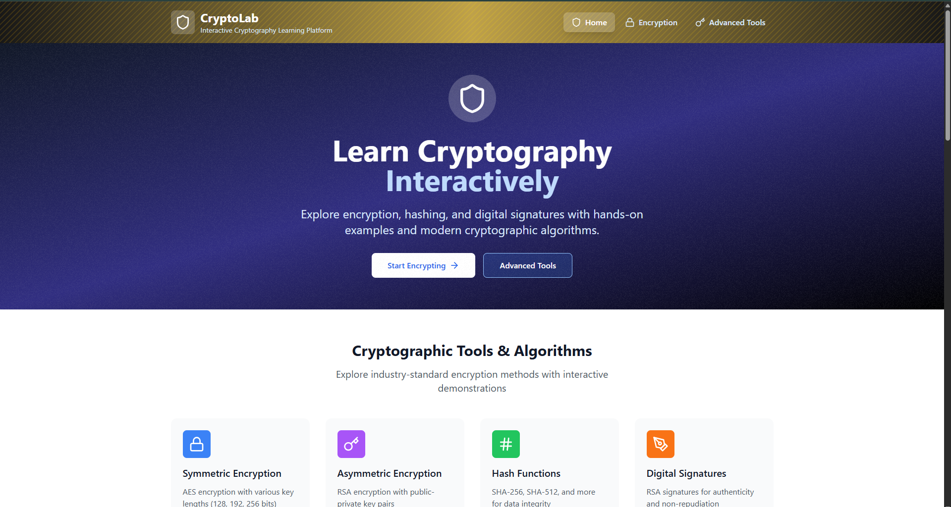 Crypto Lab App