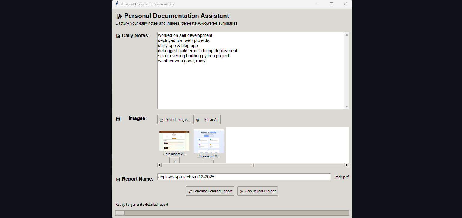 Personal Documentation Assistant